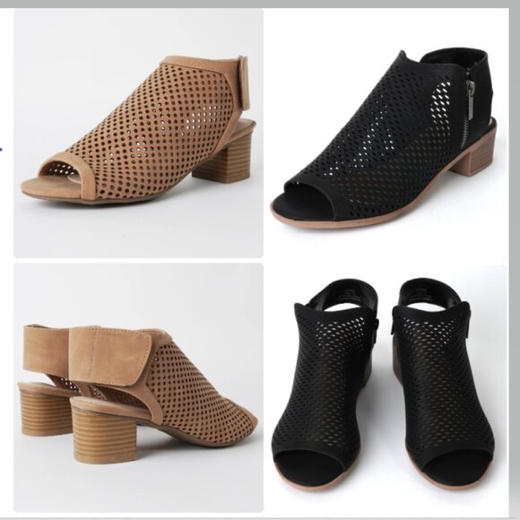 J. Adams Shoes - TWO pair of booties! Black and Tan J Adams Maddie and Tracy booties! LIKE NEW!
